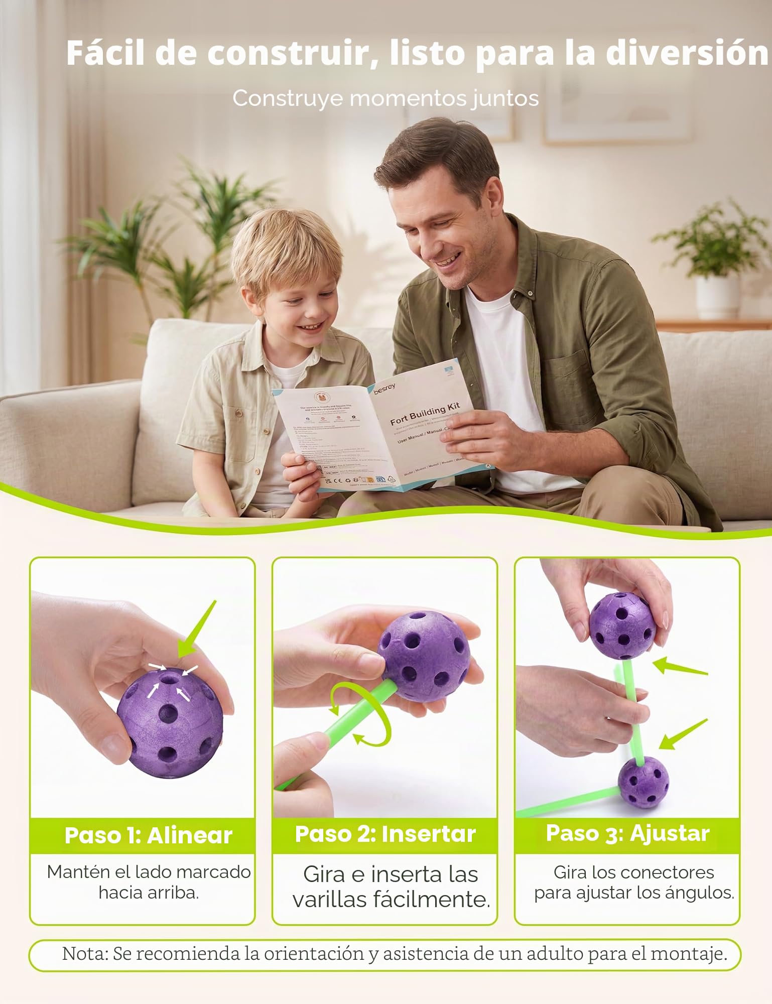 besrey 133 piezas de construcción de cuevas para niños, set de construcción de cuevas, cueva para niños, juguete de construcción creativa para interior y exterior, tienda de juegos DIY, juguete de