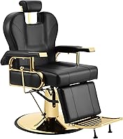 Vista 12 de Silla de Barbero Sillas de Salón para Estilista de Cabello Hidráulica de Alta Resistencia Reclinable para Salón Barbería Estilista de Cabello Hogar