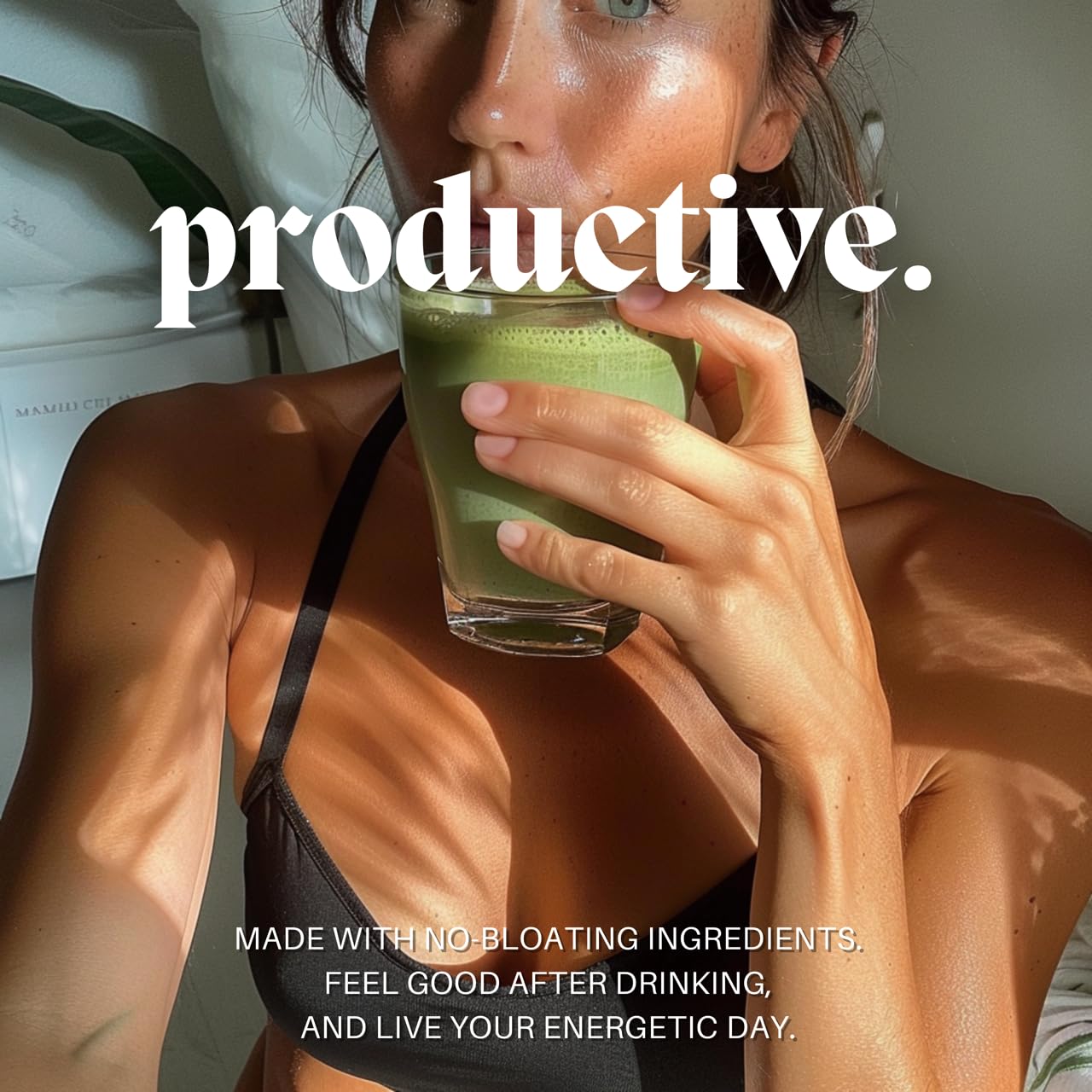 vegan high protein powder for meal replacement shake with Korean drinks flavor misugaru, matcha, and chocolate - great for plant protein shakes, breakfast drink 7 POUCHES (Deep Matcha)