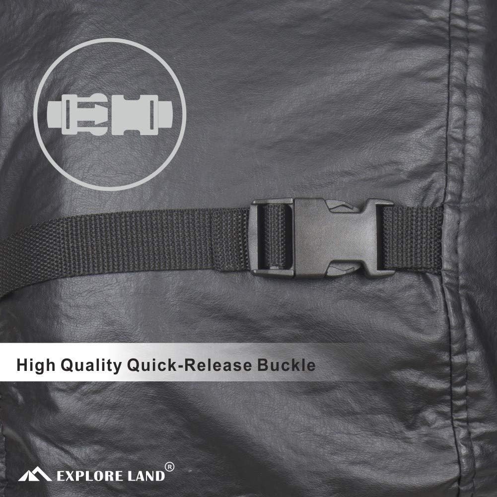 Explore Land Spare Tire Cover Fits Entire Wheel size 26-27.75 inch - Black Bundle with Tire Cover 4 Pack Fits 26-28.75 inches - Black