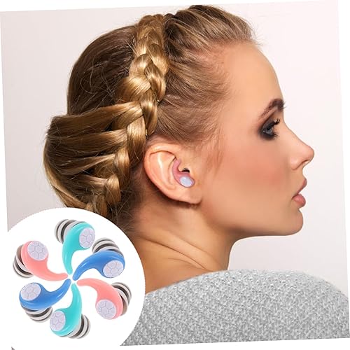 Miniatura 5 de Parliky 3 pares de tapones para los oídos con cancelación de ruido, auriculares con cancelación de ruido, tapones para los oídos, protección para