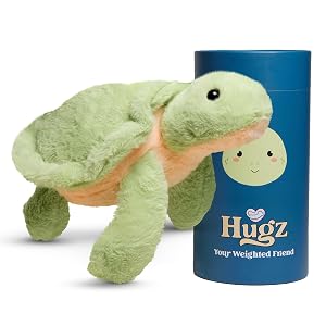 Hugz Official Weighted Stuffed Animal 3 8 lb for Adults and Kids - Premium Stuffed Plushie Shelly The