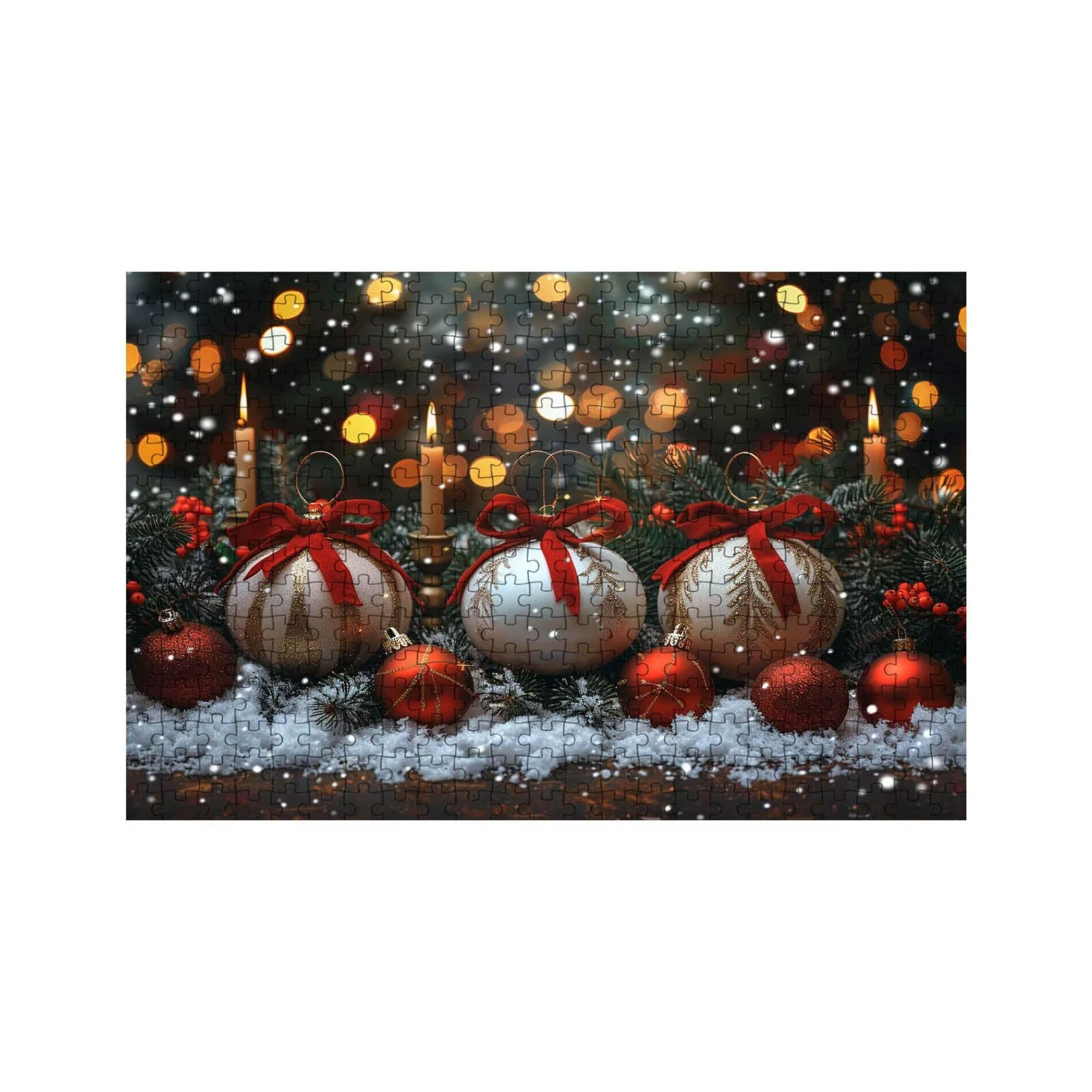 Puzzle 3000 elementów, 3000 elementów, dla dorosłych, zimowe, drewniane puzzle dla dorosłych, 80 x 120 cm, klasyczne puzzle do gry zręcznościowej dla całej rodziny, do dekoracji ścian LZPT-04299