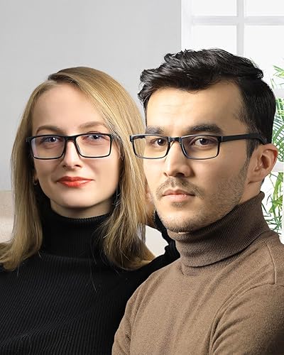 Miniatura 6 de LUFF Reading Glasses blue light blocking 4 Pairs Folding spring hinge Readers Women Men