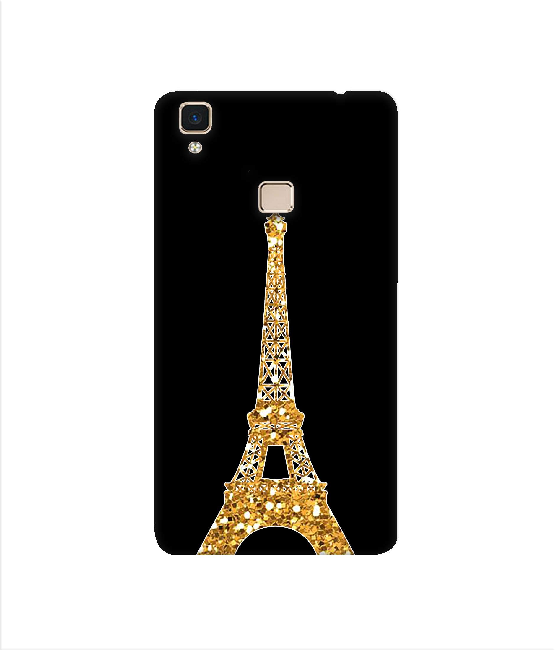 Amazon Brand - Solimo Designer Golden Pairs 3D Printed Hard Back Case Mobile Cover for Vivo V3 Max (B07TG4TTSH) Amazon Price History, Amazon Price Tracker