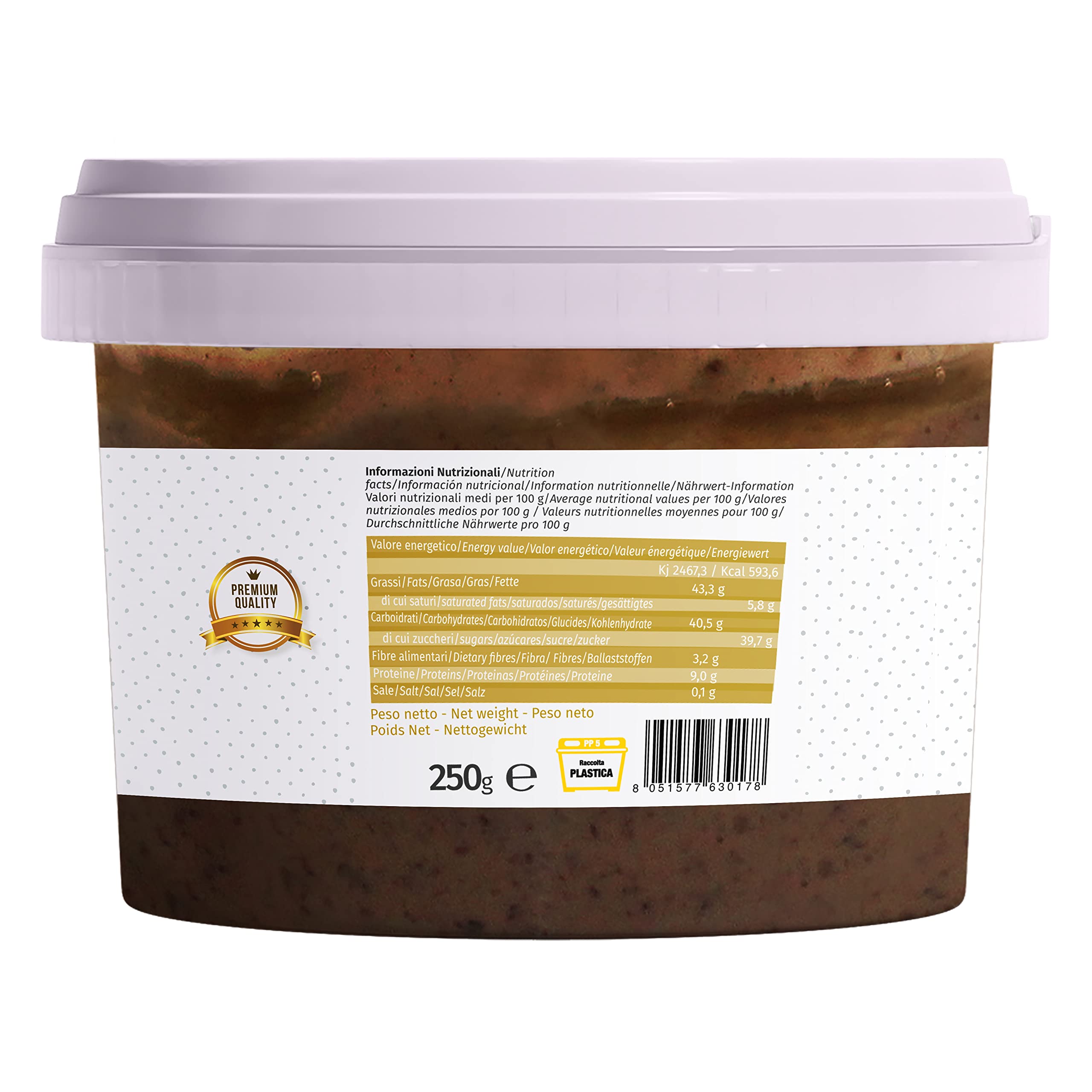 Pasta Gelato Noce di Sorrento per Gelati e usi in Pasticceria, 250 gr