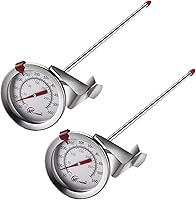 Vista 9 de KT THERMO Termómetro de caramelo/freír profundo con lectura instantánea, termómetro analógico, termómetro de carne con pincho de acero inoxidable