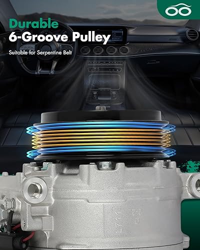 Miniatura 621 de SCITOO CO 10739C - Compresor de CA compatible con Honda Element 2.4L 2003 2004 2005 2006 2007 2008 2009 2010 2011