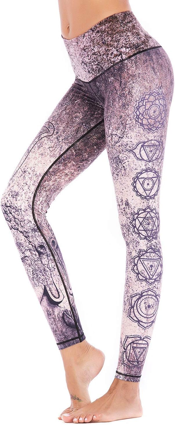 Chisportate Legging de yoga taille haute durable, contrôle actif du ventre,  pantalon d'entraînement super doux pour femme, pour le fitness, la course,  la gym, le yoga, Bleu neige, XS : Amazon.fr: Mode