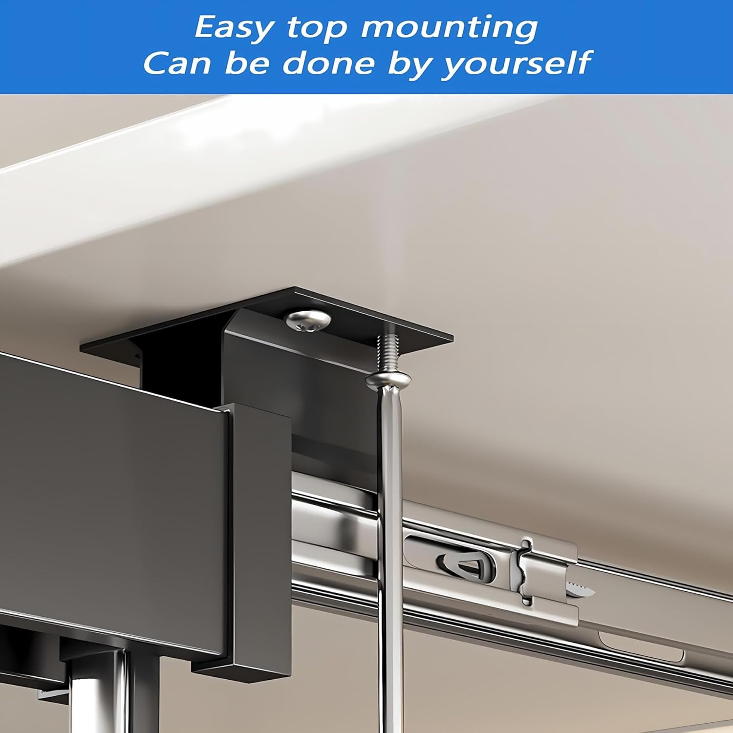 Pull Out Broom Holder, Multifunctional Slide Broom and Mop Organizer/Storage, Hanging Garage Storage Rack for Kitchen/Closet/Home/Cupboard/Wardrobe(18.11in-16 Hook)