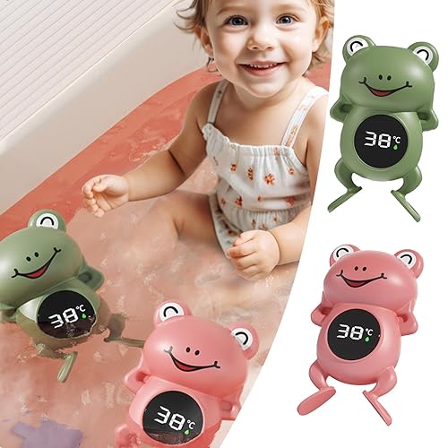 Miniatura 6 de Termómetros de baño seguros para bebés, probador de temperatura del baño, termógrafo de temperatura del agua de rana de dibujos animados,