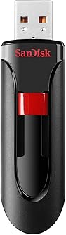 SanDisk CZ60 Cruzer Glide USB Flash Drive, 64GB