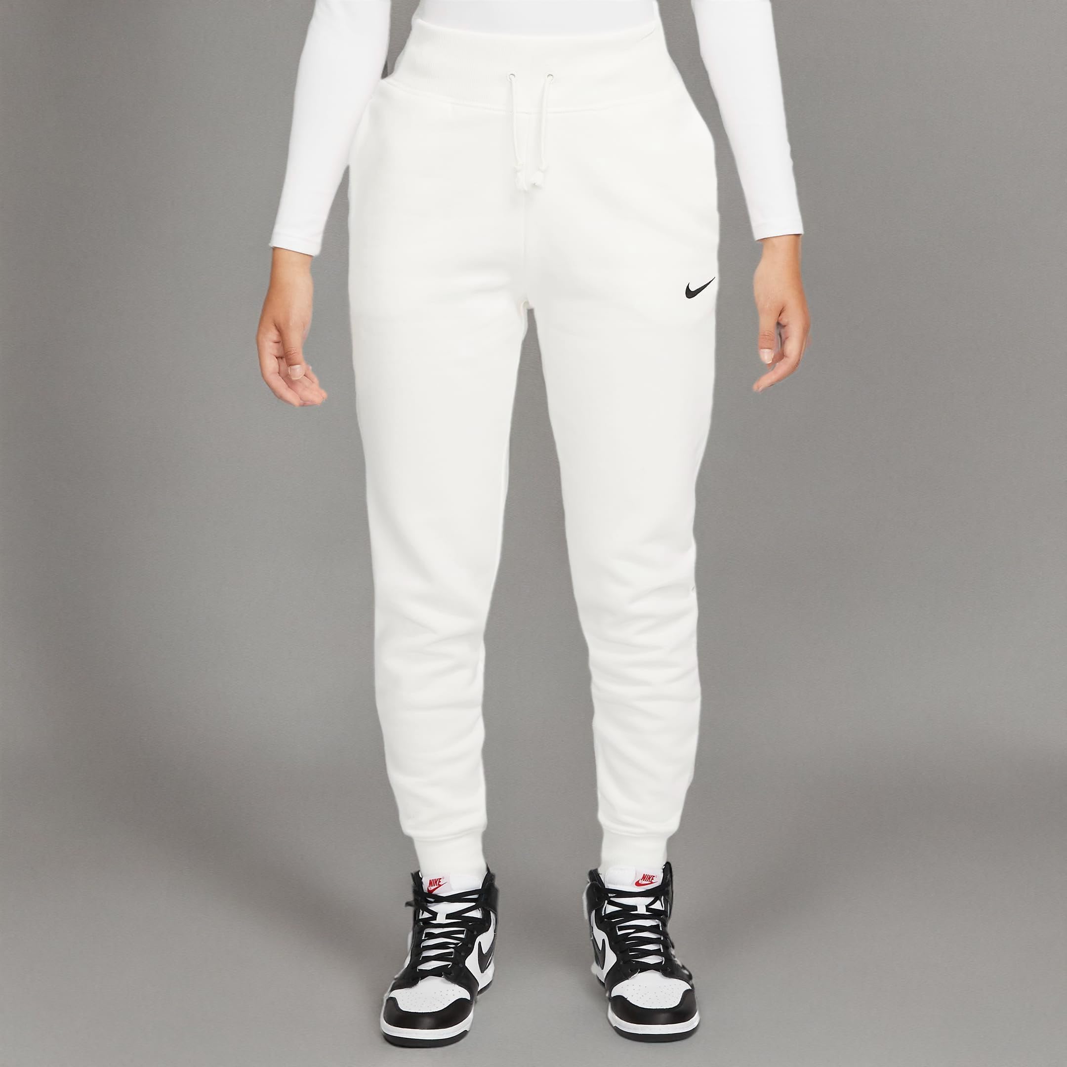 NIKE W Nsw Phnx Flc Hr Pant Std - Spodnie kompresyjne Kobiety