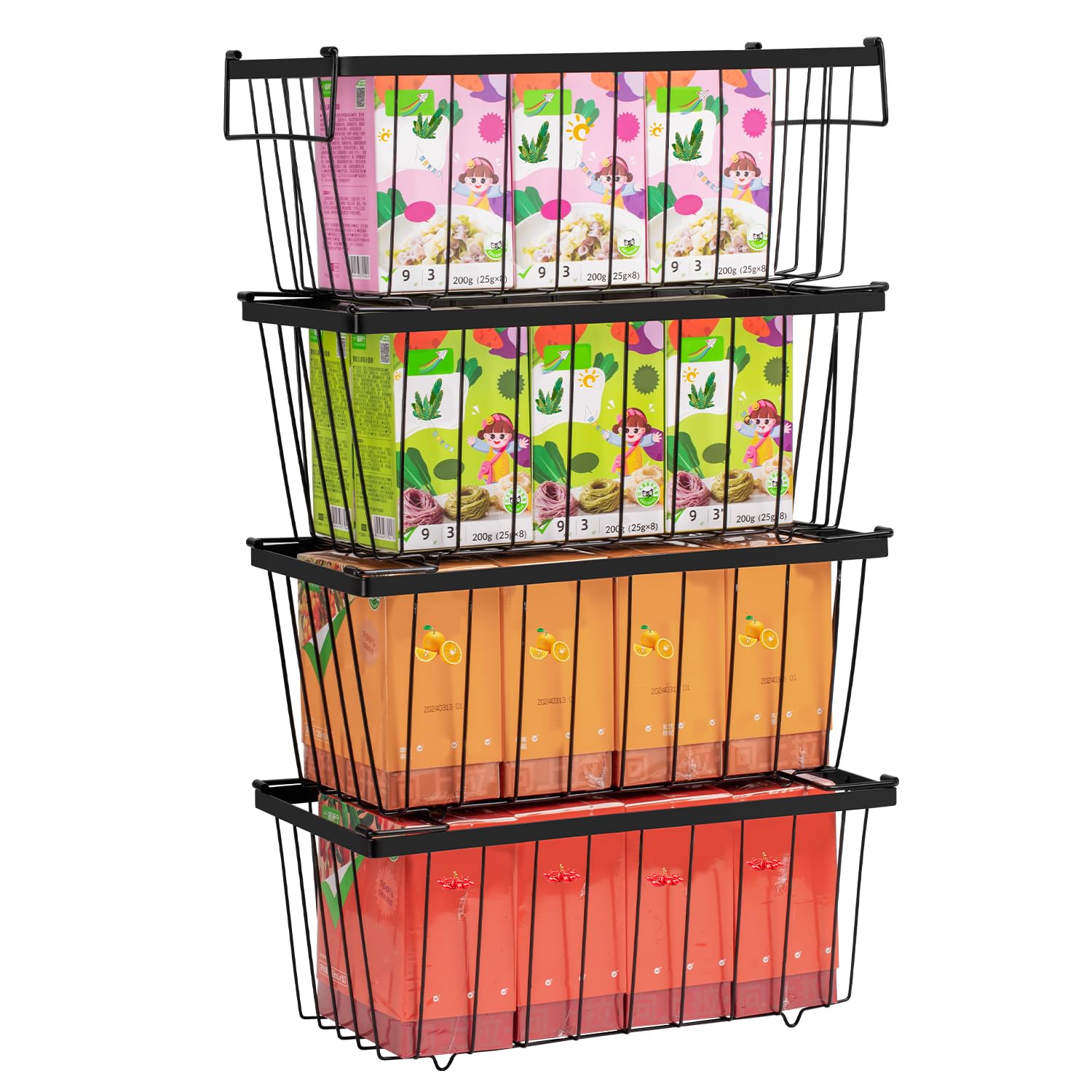 Contenitore organizer per congelatore (confezione da 4)