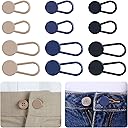 Ceryvop Ceryvop 12PCS Button Extenders for Jeans, Pants Waist Button Extender for Women Men, 3 Colors Pant Waistband Expander, Pants Waist Extension 1-1.4 Inches