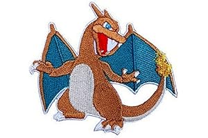 Embroidered 3.5 Inch Pocket Monsters Charizard Iron-on Patch