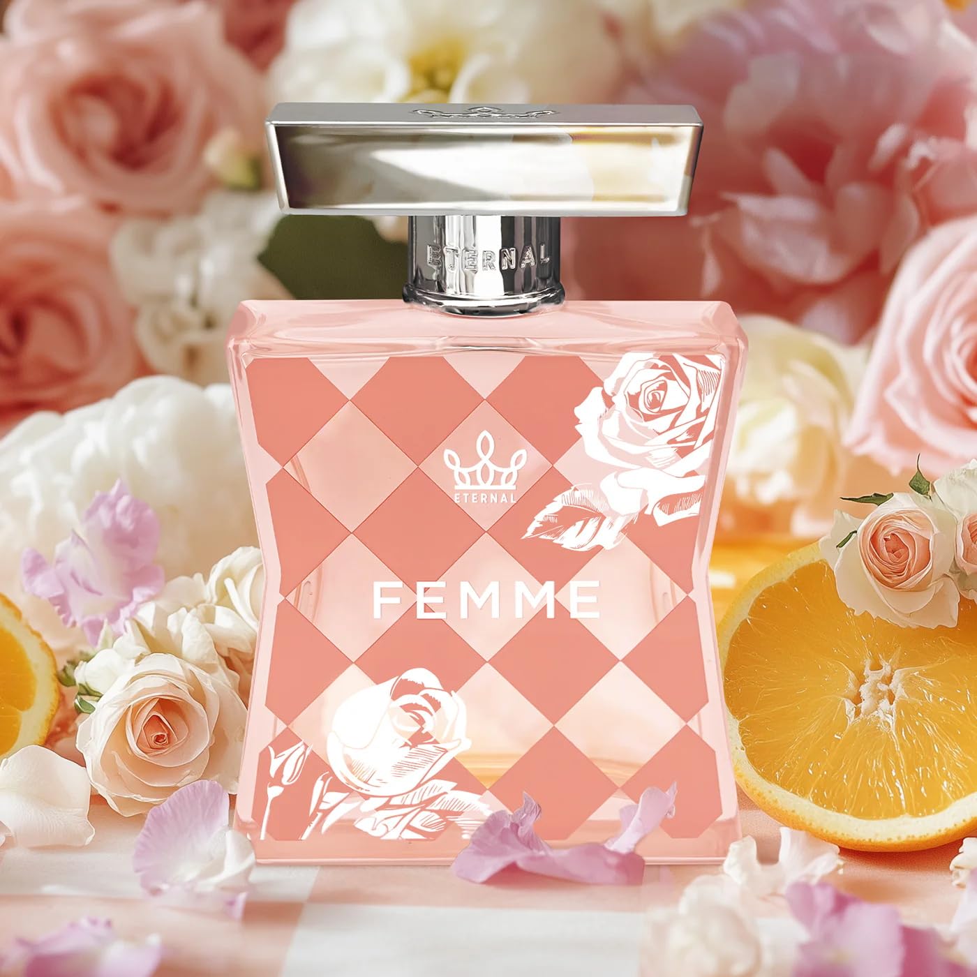 Eternal Femme - Inspired by Designer Orange Rose Perfume - 3.4 oz (100ml) - EDP - Long-lasting - Vegan - Clean Ingredients - Perfume Spray for Women - 2000 sprays per bottle - Image 5