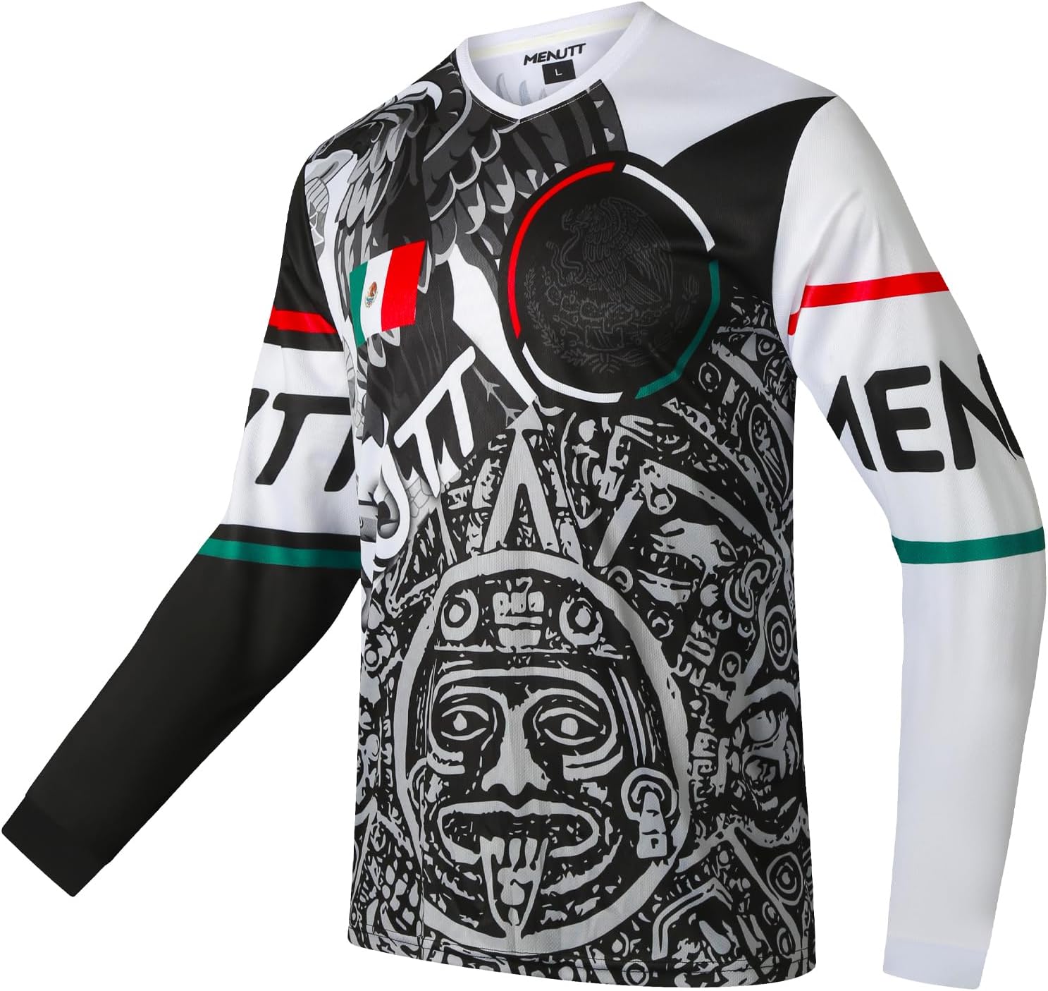 Men's Mountain Bike Jersey Long Sleeve MTB Off-Road Mexico Jersey Downhill&Motocross Shirts