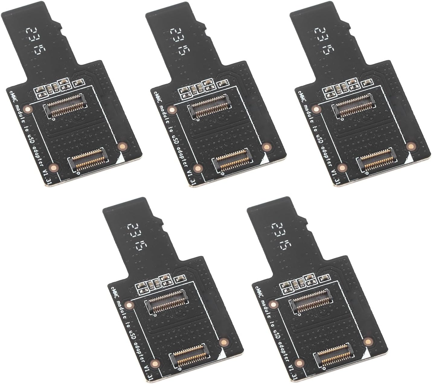 5 Pcs EMMC to USD Board EMMC to USD Adapter Modules to Storage Card Adapter Board