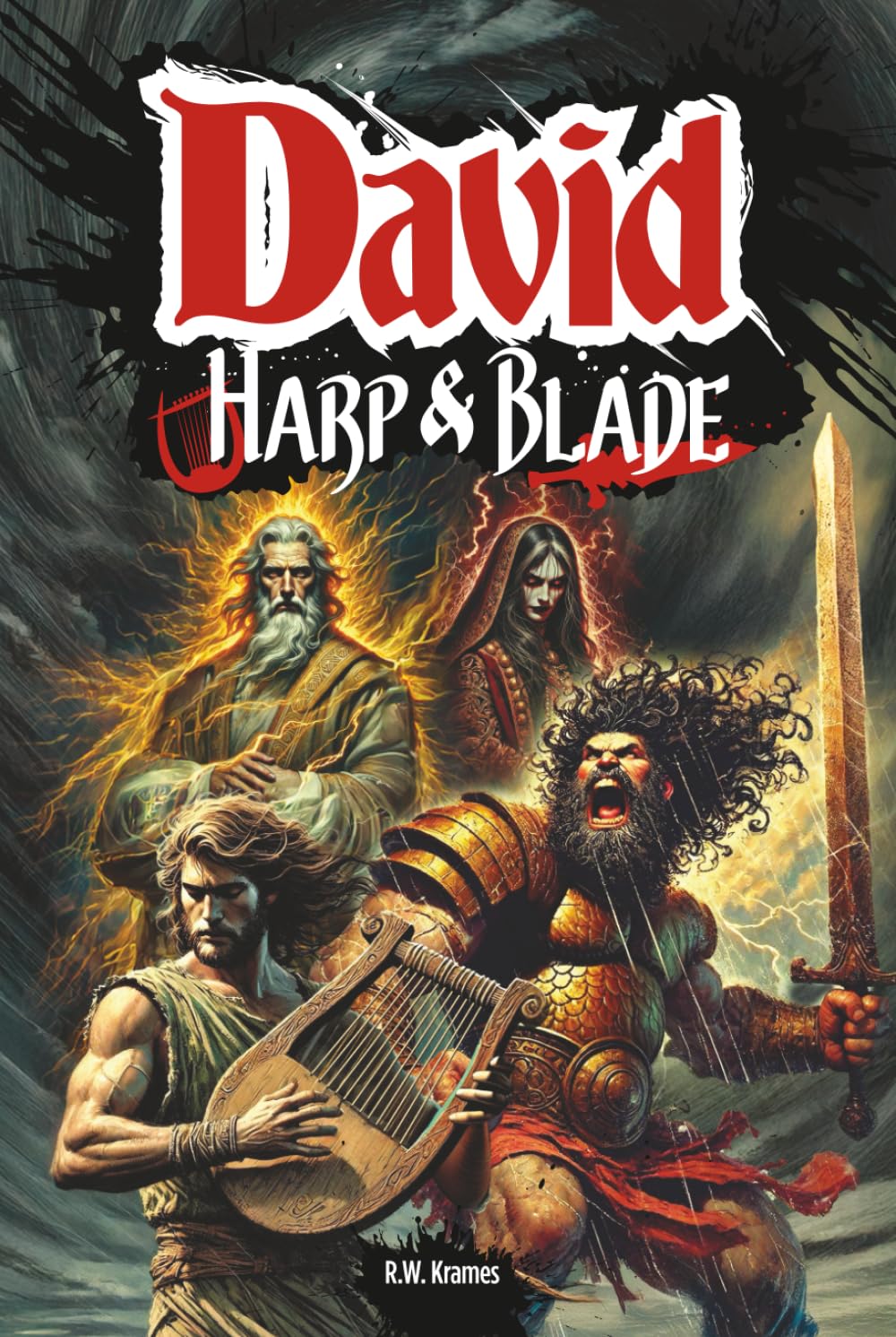 David: Harp and Blade: An action-adventure epic inspired by the Bible, telling of David, Goliath, and the rise of a shepherd to king of Israel.