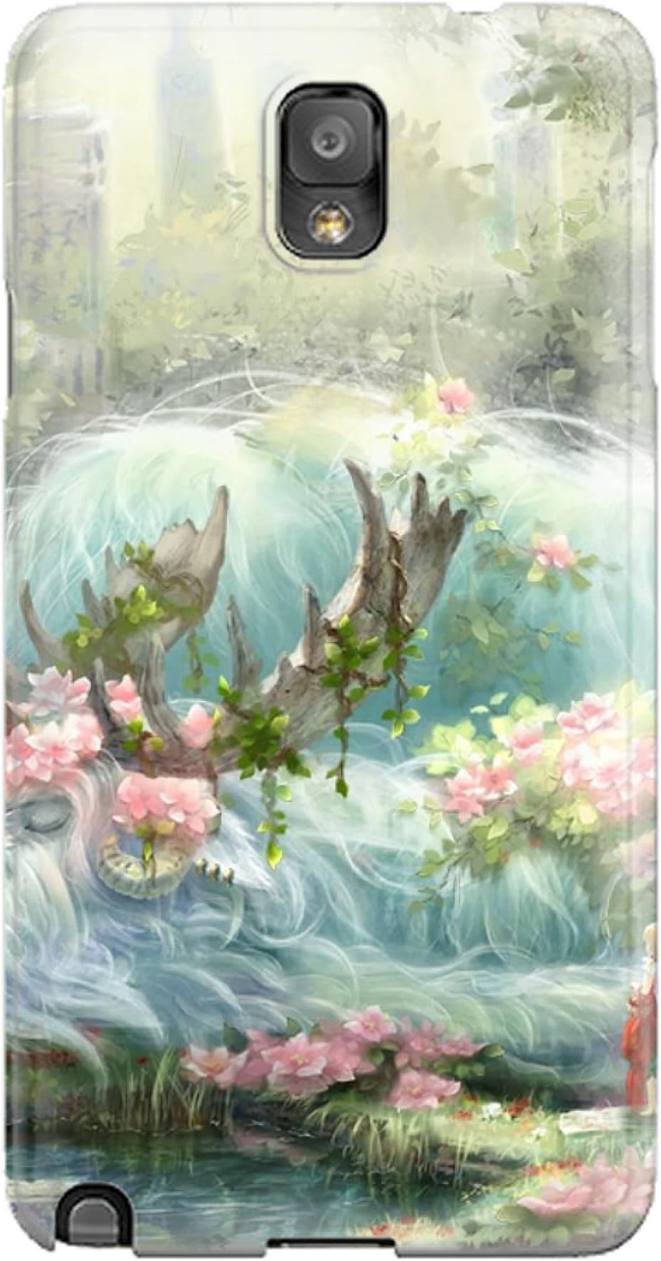 For Galaxy S3 Protector Case Animal Flowers Forest Horns Miyai Haruki Original Ruins Tree Phone Cover