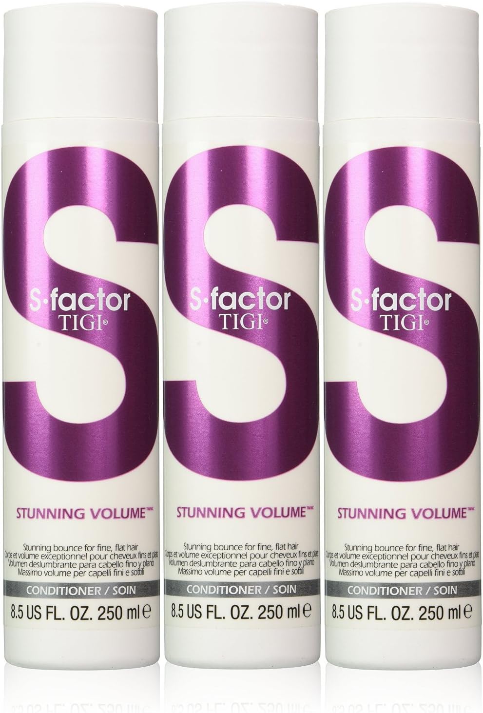 Stunning Volume by TIGI S-Factor Conditioner Triple Pack (3x 250ml)