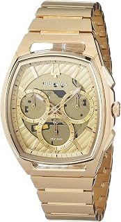 Men's CURV Chronograph Gold-Tone Stainless Steel Bracelet Watch | 41mm | 97A160