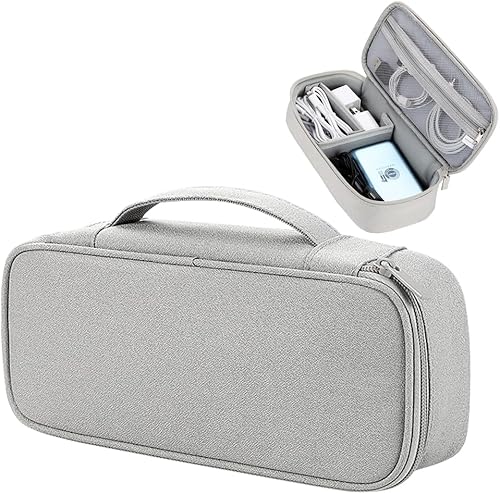 Miniatura 1 de Teskyer Funda organizadora de artículos electrónicos, bolsa de viaje portátil impermeable para accesorios tecnológicos con compartimentos