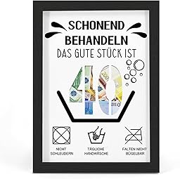 HSDSH 40. Geburtstag Geldgeschenk, Geschenke zum 40 Geburtstag Mann/Frau, Geburtstagskarte zum 40. Geburtstag Schonend behandeln 40, Witzige Geschenkideen zum 40, Geschenke für Freunde, Familie