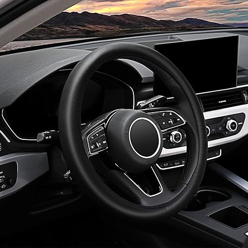 YOGURTCK Funda antideslizante de cuero de microfibra suave, ajuste universal de 15 pulgadas para mujeres y niñas, apto para vehículos, sedanes, SUV,