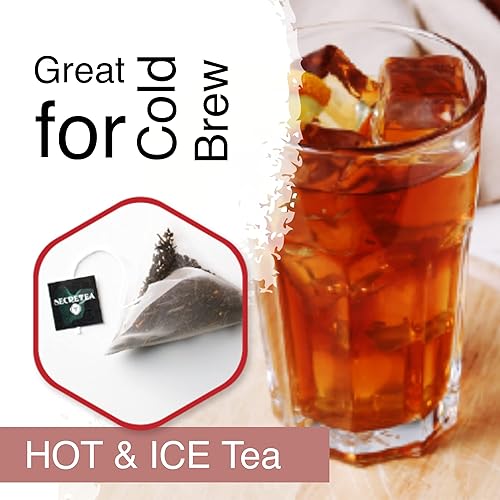 Miniatura 5 de Bolsa de té negro con aroma a miel orgánica de TAIWÁN  Sin azúcar Bueno para té frío  Antioxidantes naturales, 15 bolsitas de té  Por T SECRETEA,