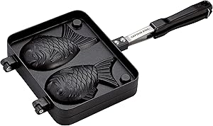 キャプテンスタッグ(CAPTAIN STAG) ホットサンドメーカー ホットサンドトースター たい焼き器 キャストアルミ ふっ素樹脂加工 直火 UG-3008/UG-3089
