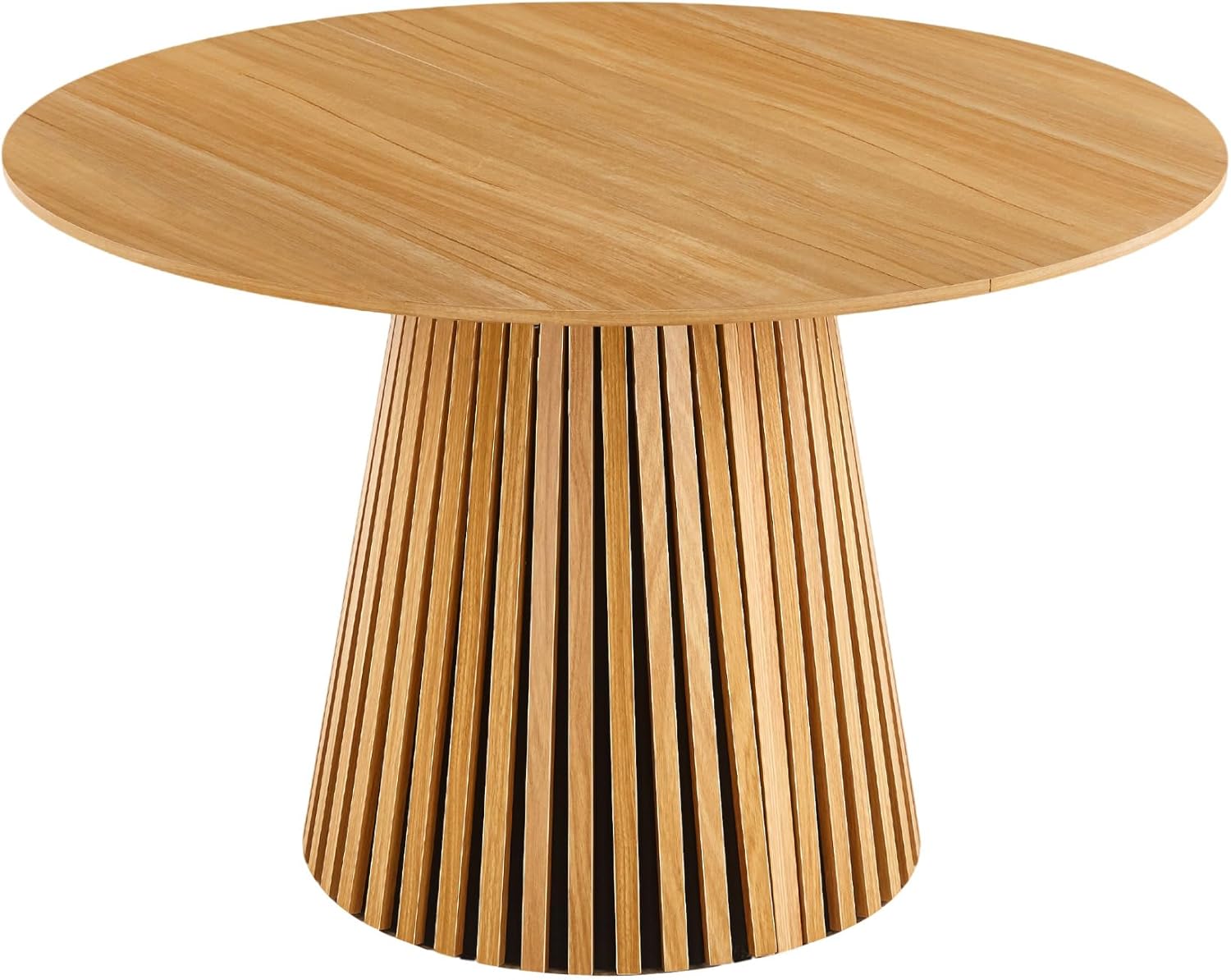 Extendable Table Mid-Century Modern Pedestal Table, Multi-Functional Dining Table for 6-10 People & Large Coffee Table,47.24-78.74INCH Length