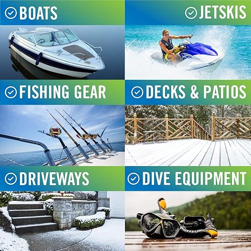 Miniatura 4 de Removedor de sal concentrado de sal para barcos para motores de lavado, barcos marinos, motores de embarcaciones, limpiador de invierno y limpiador