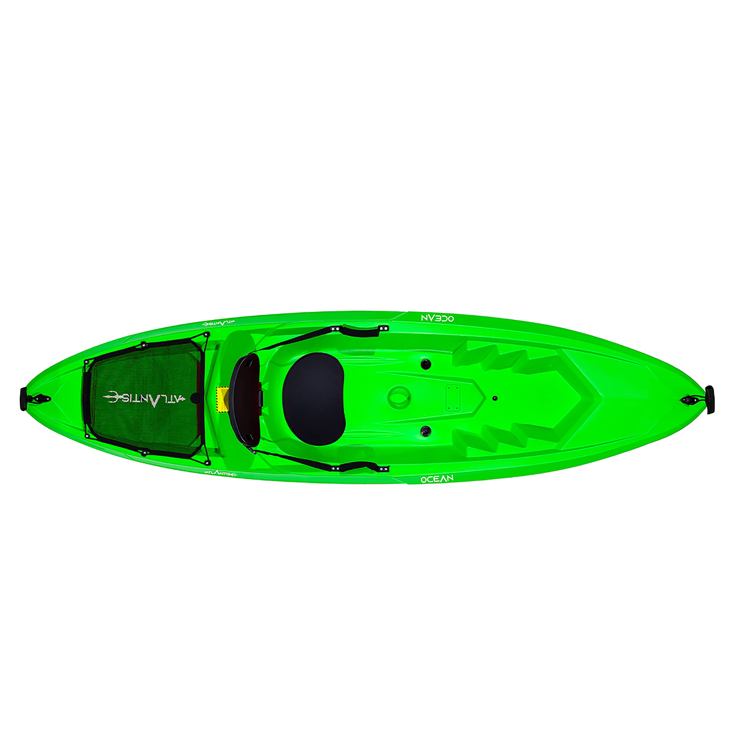Atlantis Ocean Kayak-Canoa Sit on Top, 266 cm, con Seggiolino e Ruotino