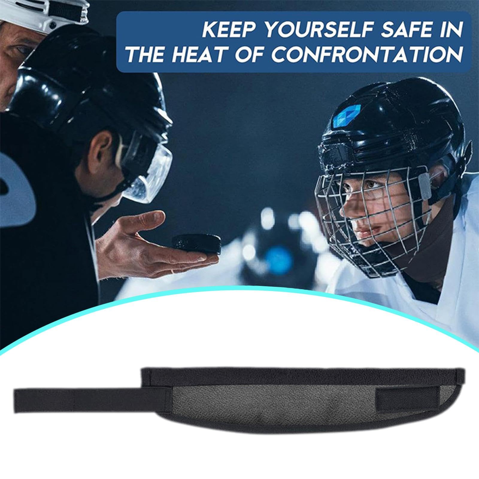predolo Protège-Cou de Hockey, Protection du Cou réglable, résistant aux coupures, pour Gardien de But, équipement d'entraînement, compétition