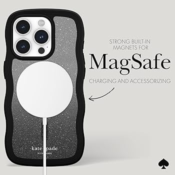 【kate spade】 iPhone15Proケース ブラック MagSafe Amazon.com: kate spade new york iPhone 15 Pro Case
