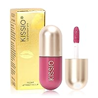 Vista 84 de KISSIO Plumper de labios, brillo de labios de color, potenciador de labios, extractos de plantas, suero labial que rellena los labios, brillo labial