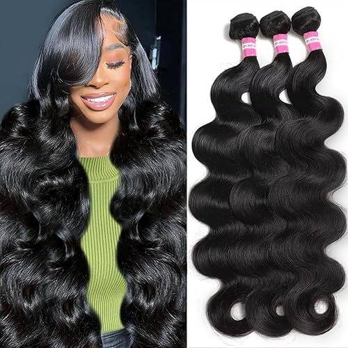 Extensiones de cabello humano ondulado de 26, 28, 30 pulgadas, grado 12A, cabello humano brasileño ondulado, 100% sin procesar, color natural