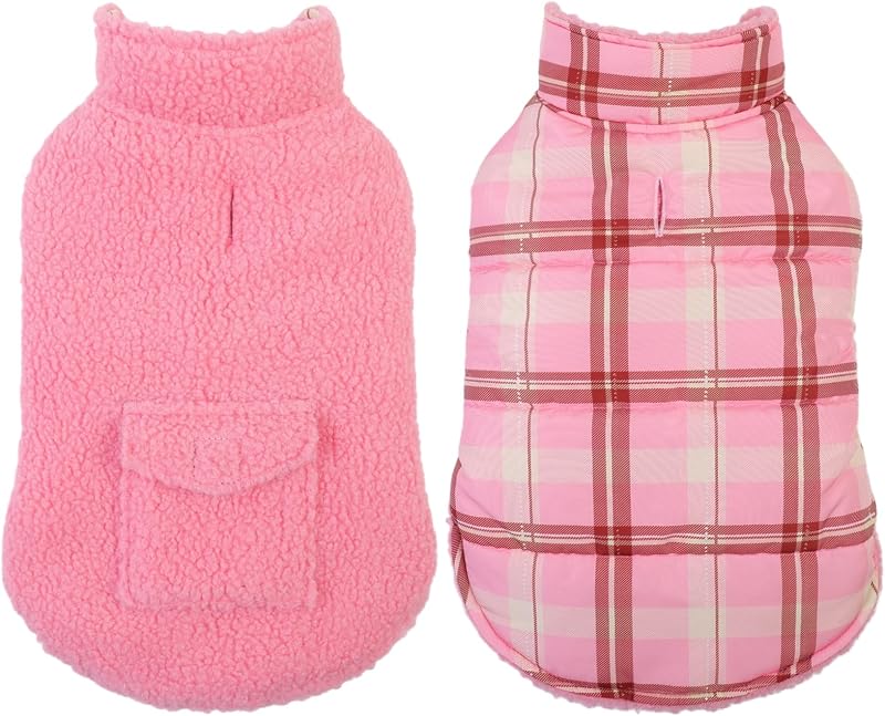 Casaco de Inverno para Cães Reversível e Impermeável ASENKU – Tamanho XXL