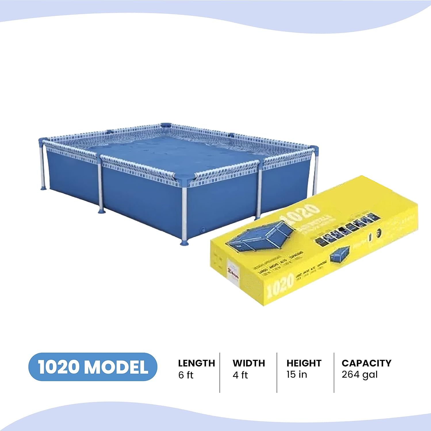 Above Ground Pools | 6 X 4 ft X15 in | 1189 gal