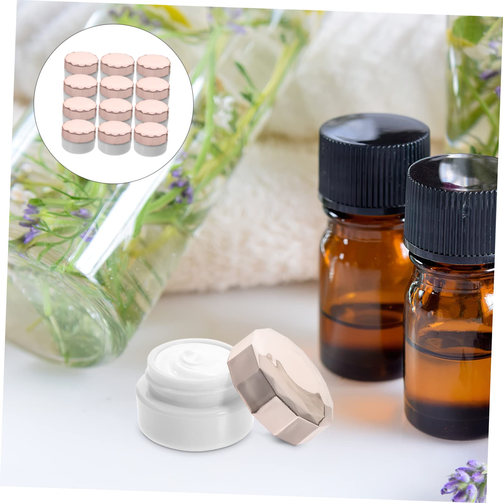 Ipetboom 48pièces Lot De Pots Plastique Rechargeables Pour Cosmétiques Récipients Vides Avec Couvercles Pour Crèmes Et Lotions Boîte Pratique Pour Échantillons De Maquillage Idéale