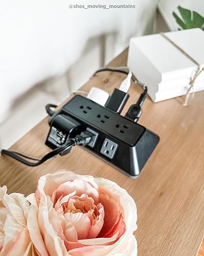 Miniatura 8 de GE UltraPro - Protector SurGE de 9 tomas, 8 pies, color negro