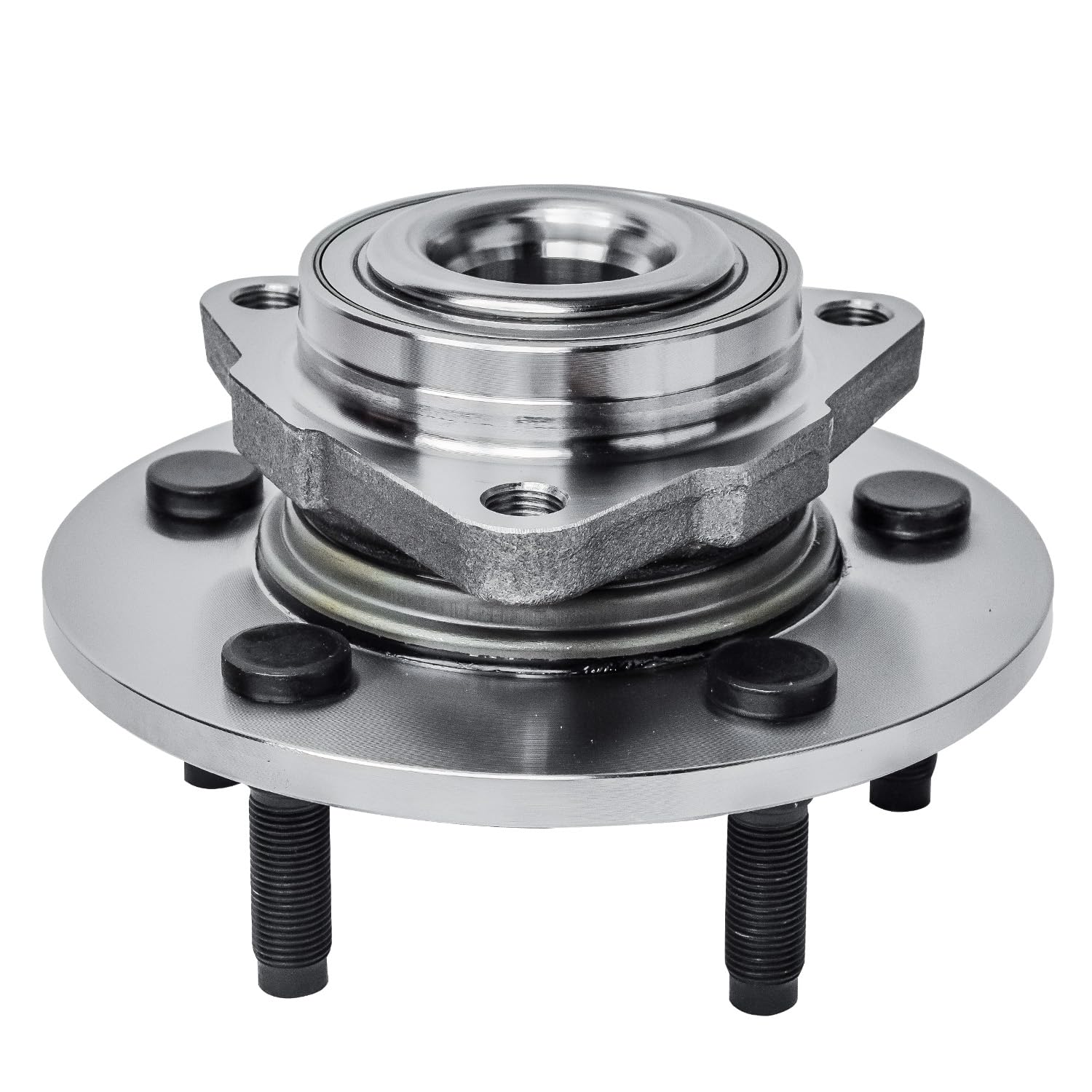 Detroit Axle - 2 Front Wheel Bearing Hubs for 2002-2008 Dodge Ram 1500 [5 Lug] 2003 2004 2005 2006 2007 Wheel Bearing and Hub Assembly Set Replacement, Pair Hubs