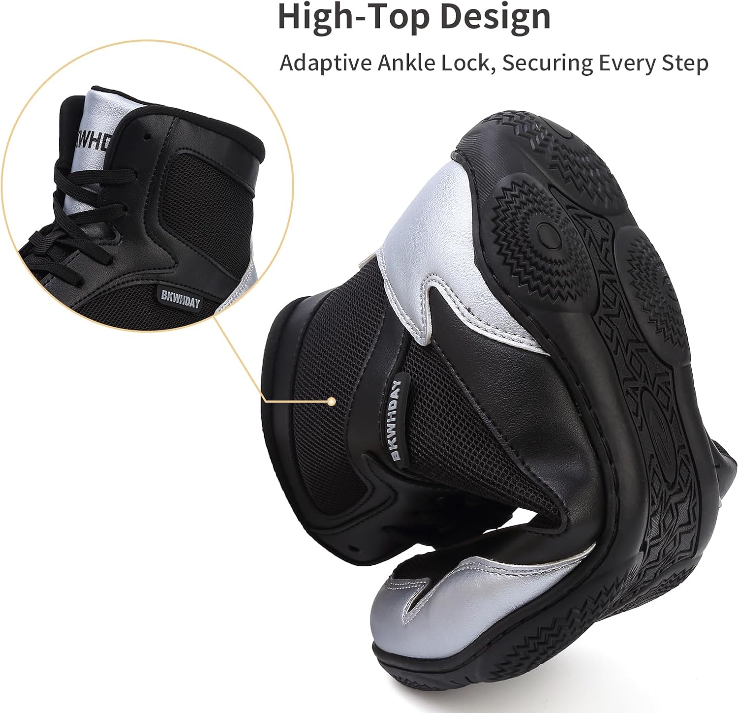 Wrestling Shoes Men Boxing Shoes for Men Pro Wrestling Boots High Top Fitness Weightlifting Powerlifting Shoes - Image 7