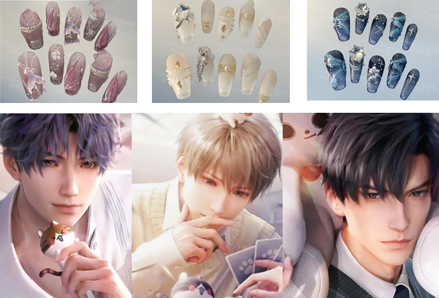 遠矢ページ 恋と深空フルオーダーネイルチップ Amazon.co.jp: 恋と深空 ネイル ホムラ セイヤ レイ Love and