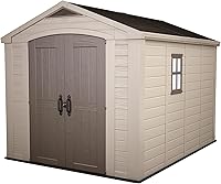 Vista 14 de Cobertizo KETER Factor de resina, Marrón topo/café