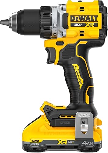 Miniatura 14 de DEWALT - Kit de destornillador inalámbrico sin escobillas de 20 V MAX XR de 12 pulgada con baterías y cargador DEWALT POWERPACK (DCD801QQ2)