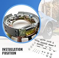 Vista 7 de Kit de hardware de freno de estacionamiento de acero inoxidable compatible con Chevy Corvette C2 C3 LH y RH 1965-1982