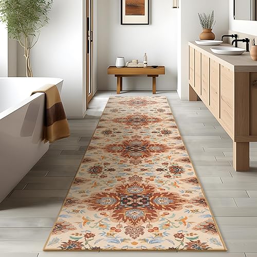 Miniatura 515 de Phantoscope Vintage Collection - Alfombra de área de 8 x 10 pies, alfombra grande para sala de estar, lavable, bohemio, antideslizante